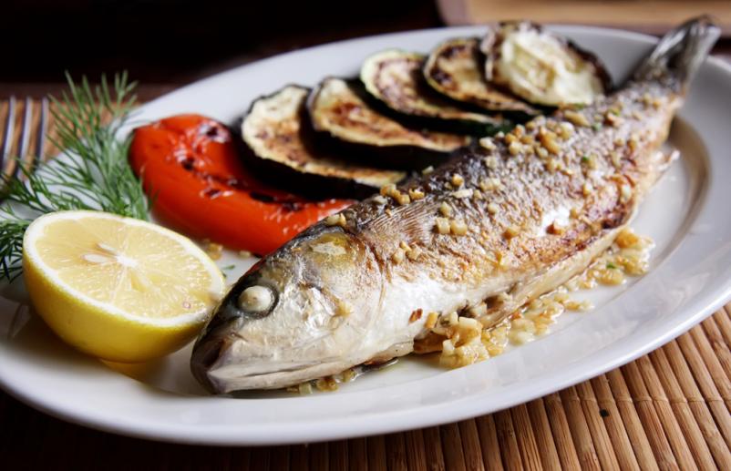 Fish picnic Slovenian coast