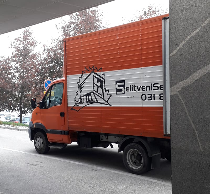 Prevoz pohištva na deponijo Ljubljana z okolico - premik selitve