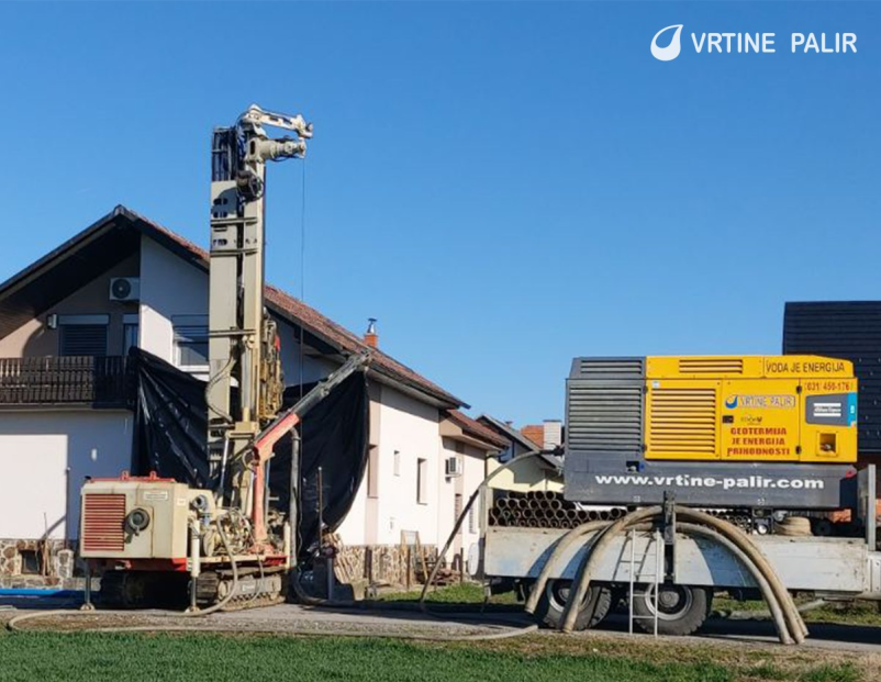 Vrtanje vrtin za toplotno črpalko, kontaktirajte nas