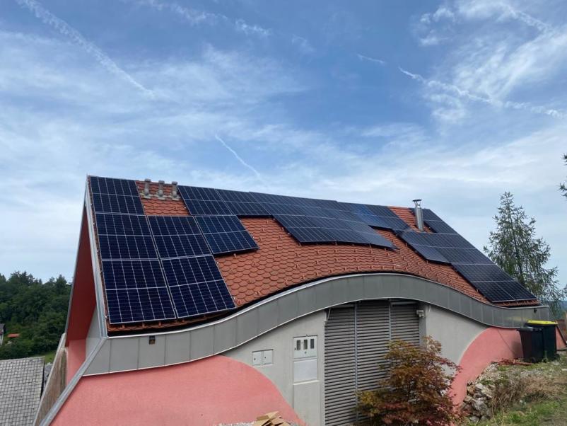 Izvedba sončne elektrarne Gorenjska