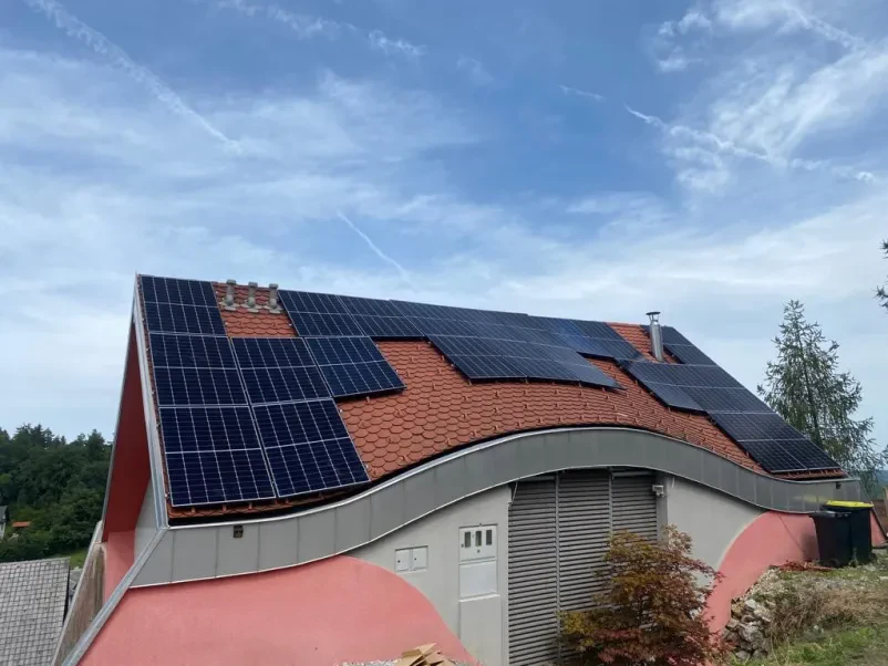 Izvedba sončne elektrarne Gorenjska