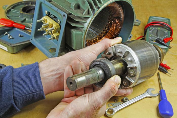 Popravilo industrijske naprave