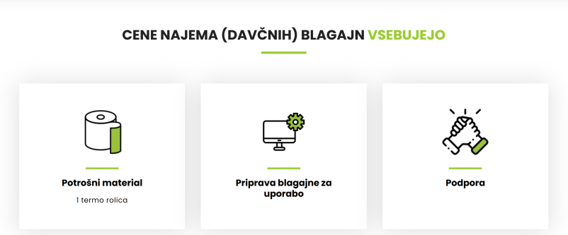 Sodelujemo s številnimi strankami, ki si želijo najem davčne blagajne po ugodni ceni