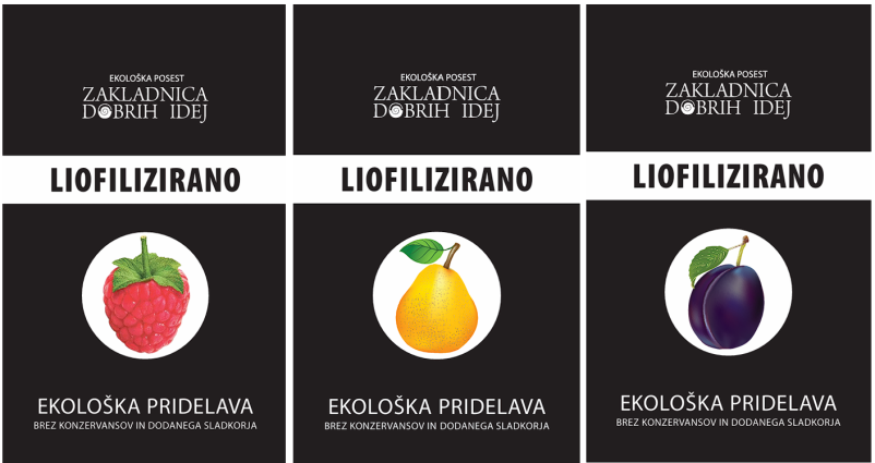 Ekološko liofilizirano sadje