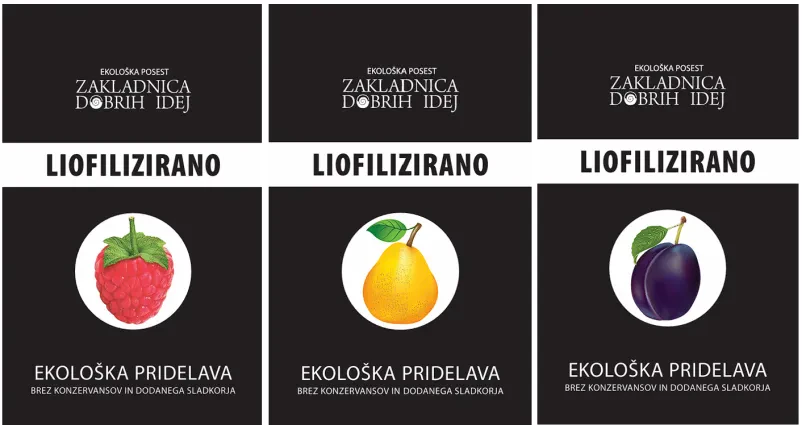 Ekološko liofilizirano sadje