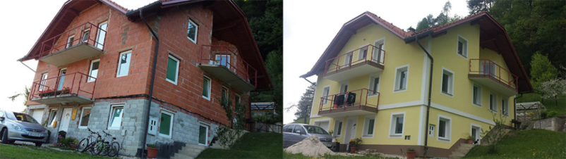 Kvalitetna izdelava fasad v Celju, na Savinjskem