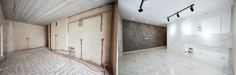 Novogradnje hiš in renovacije stanovanj, Osrednja Slovenija