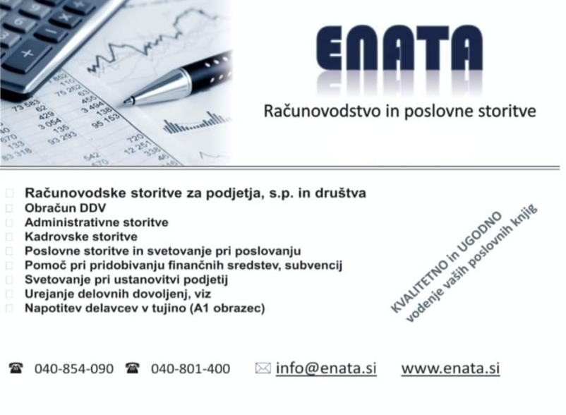 Virtualna pisarna Slovenija in računovodske storitve za manj stresa
