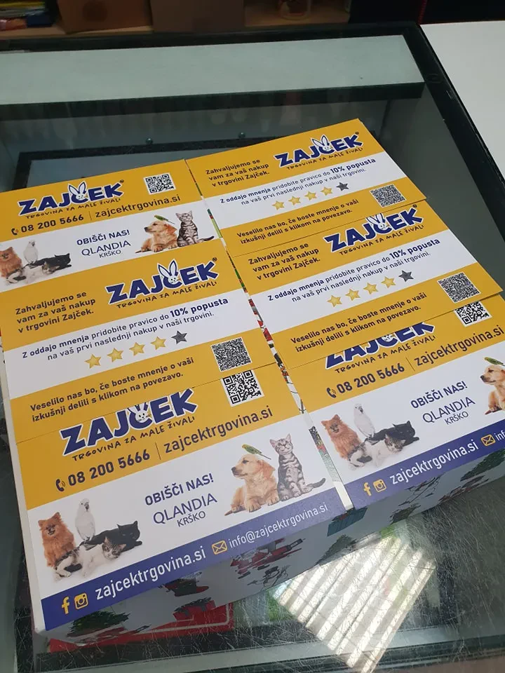 ZAJČEK - dobro založena trgovina za male živali v Krškem, ki nudi tudi dostavo po vsej Sloveniji