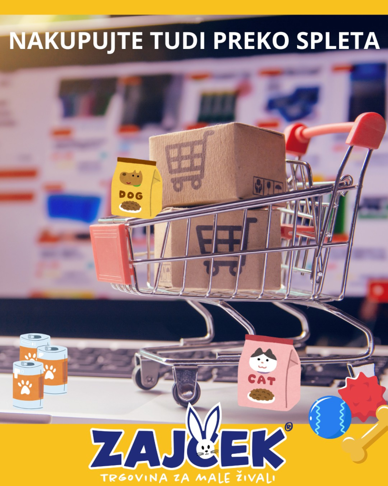Hitra dostava izdelkov za male živali Slovenija