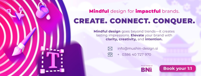 Grafično oblikovanje in UX design, podpora designa za podjetja Slovenija