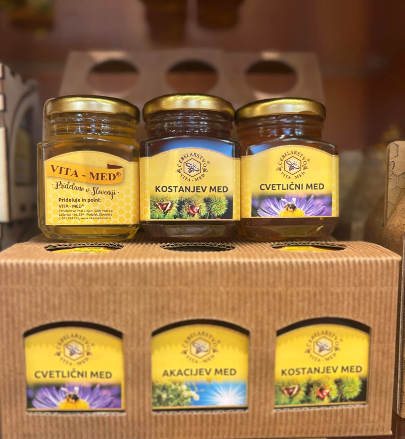 Darilni izdelki iz medu Savinjska