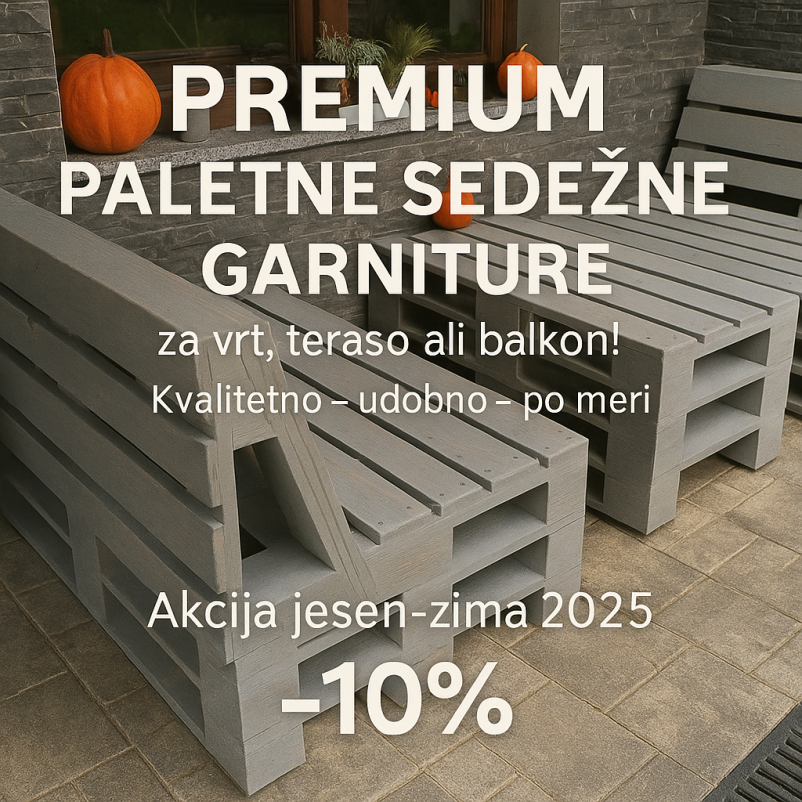 Premium paletne sedežne garniture Savinjska, top ponudba