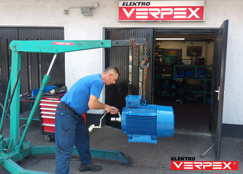 Asinhronski in sinhronski elektromotorji, previjanje in popravila v Sloveniji