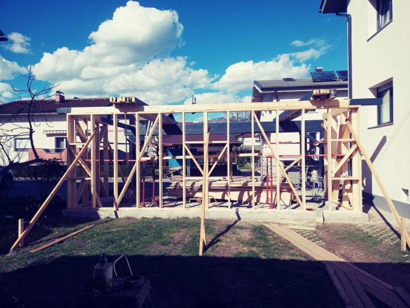 Kvalitetna gradnja skeletnih hiš Slovenija