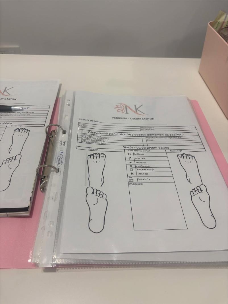 Medicinska in estetska pedikura Osrednja Slovenija