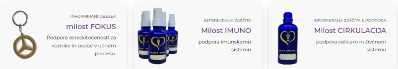 Informirani izdelki, kozarec