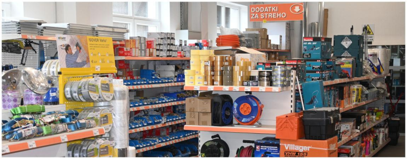 Profesionalna trgovina z gradbenim materialom Savinjska