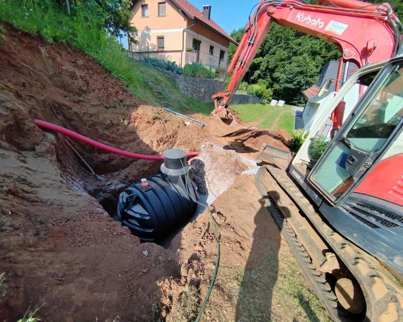 Gradnja hiše Mirna Peč