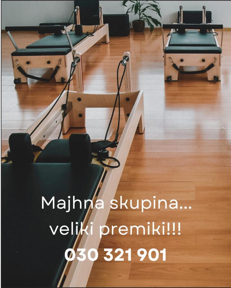 Pilates vadba na reformer napravah Koper