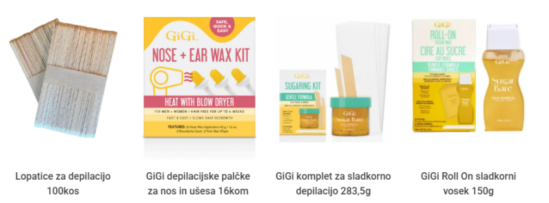 Izkoristite našo ponudbo in si profesionalne izdelke za depilacijo zagotovite po ugodni ceni