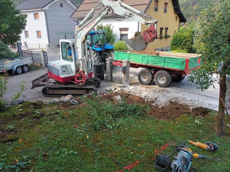 Storitve z gradbeno mehanizacijo Osrednja Slovenija