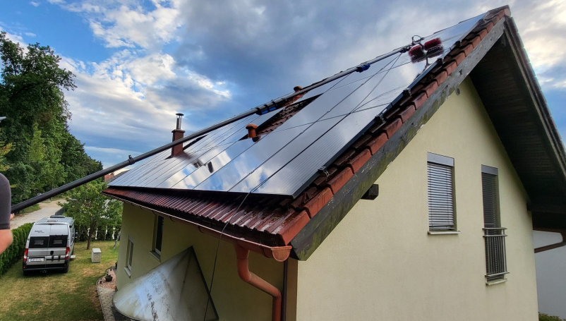 Zanesljivo čiščenje stekel in sončnih elektrarn Slovenija