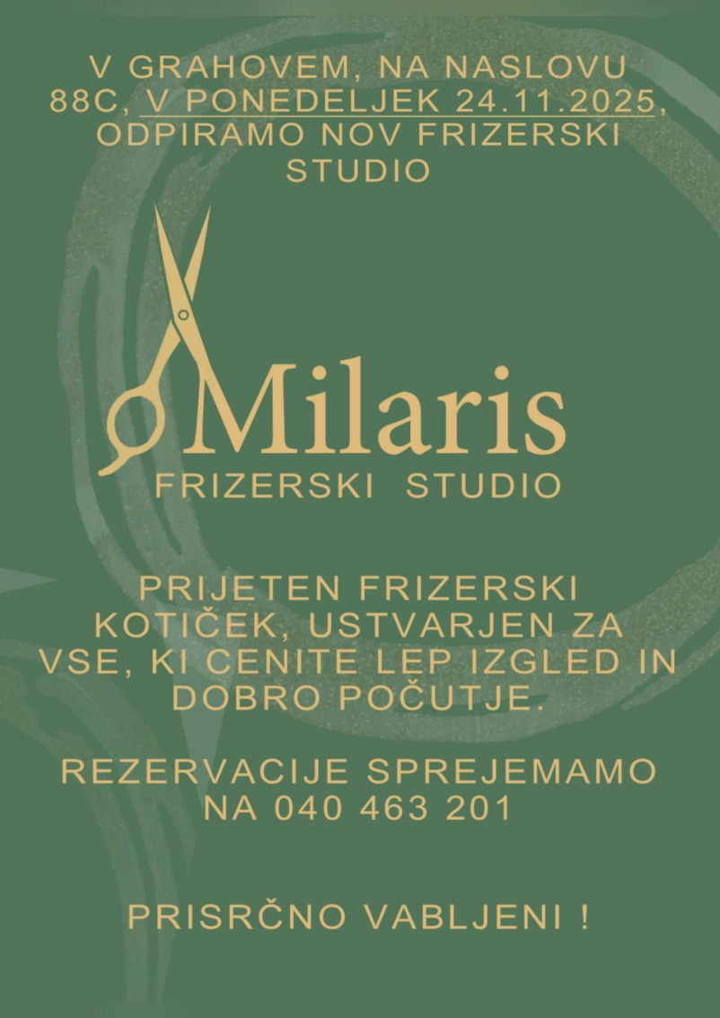 Frizerski salon Grahovo, Cerknica, vabljeni