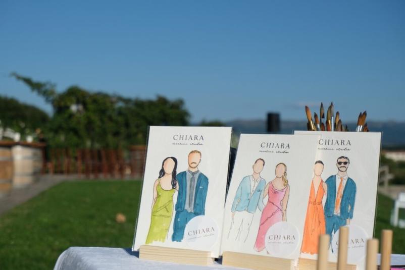 Risanje poročnih gostov v živo Slovenija