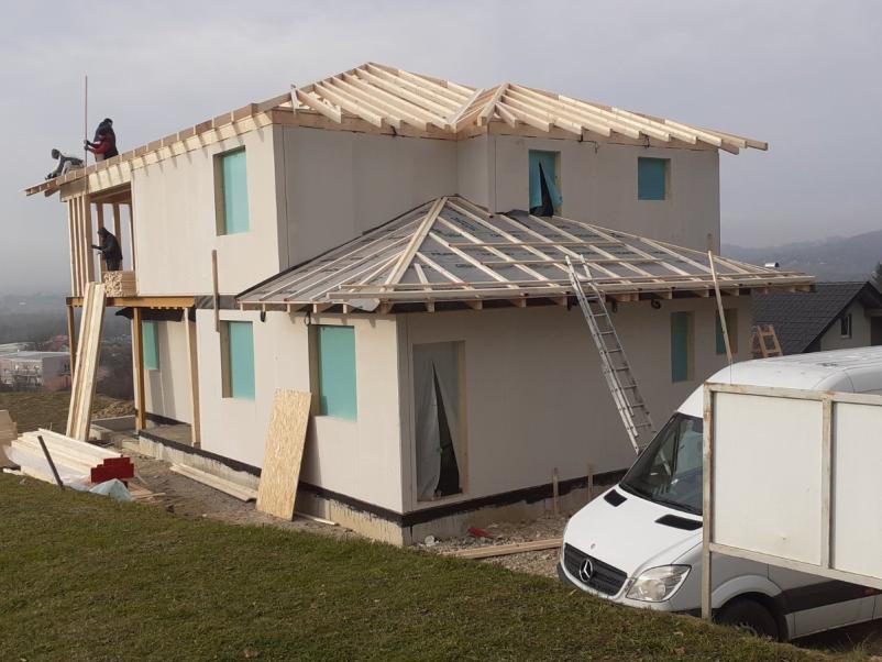 Izgradnja montažnih hiš na ključ Slovenija, Hrvaška