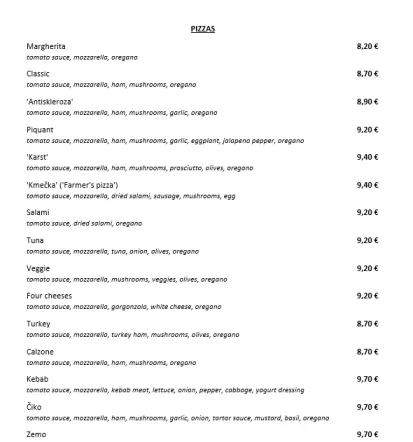 Menu page 3