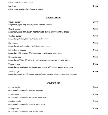 Menu page 2