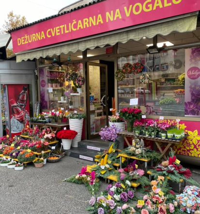 Velika izbira cvetja