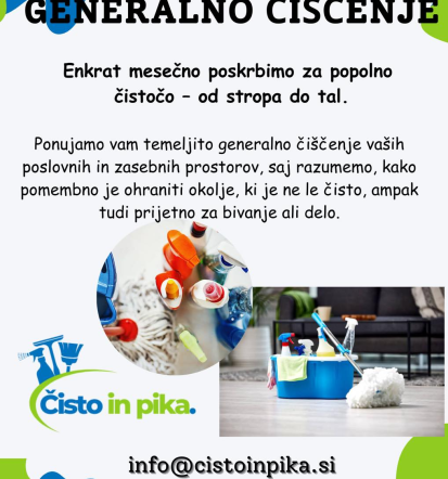 Zanesljiv čistilni servis Celje, Štajerska