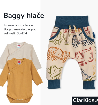 Ugodna oblačila za dojenčke, izdelano v Sloveniji