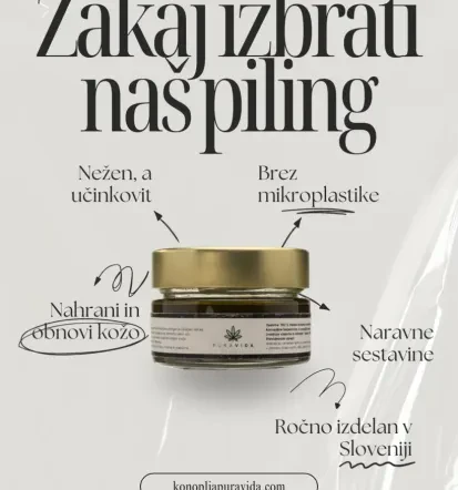 Hrana iz mletih semen industrijske konoplje Slovenija