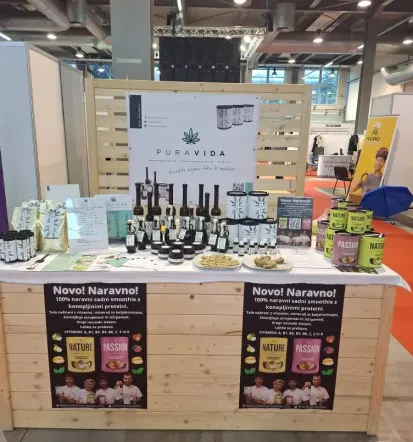 Prodaja hrane iz mletih semen industrijske konoplje Slovenija