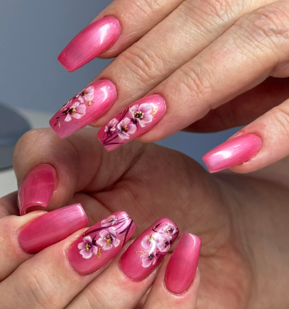 Individualni tečaji podaljševanja nohtov Slovenija, Alina nail art