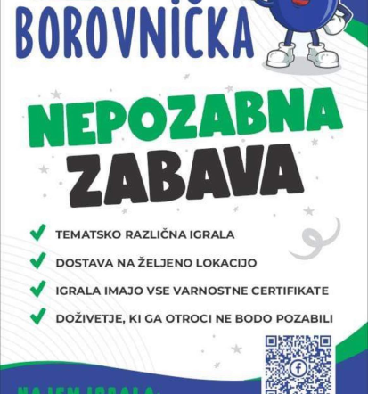 BOROVNIČKA Ptuj, dober naslov za ugoden najem napihljivih igral