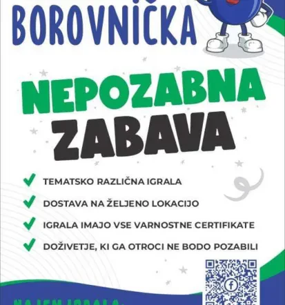 BOROVNIČKA Ptuj, dober naslov za ugoden najem napihljivih igral