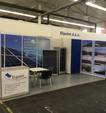 Ureditev razstavnega prostora družbe Elpoint!