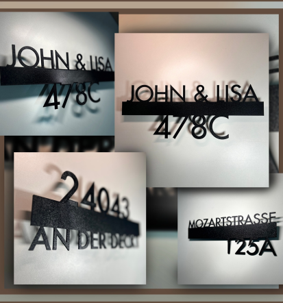 Personalizirane hišne številke Pomurje