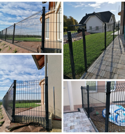 Hitra montaža dvoriščne ograje Podravska