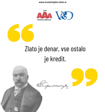 Enostavno mesečno varčevanje v zlatu Slovenija