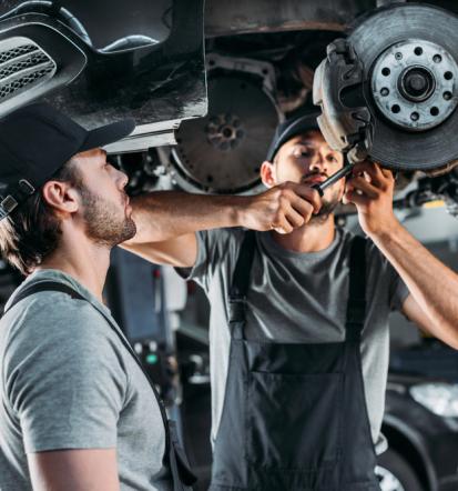 Priprava avta na tehničnega Cerknica