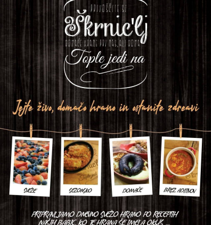 Kje dobiti malice in kosila BTC Ljubljana? Škrnic’lj