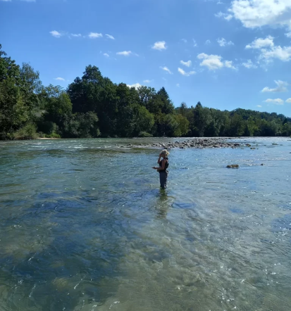 Guided hucho fishing Slovenia