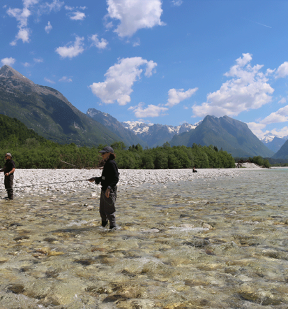 Organized fly fishing