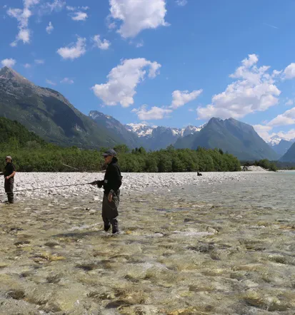 Organized fly fishing