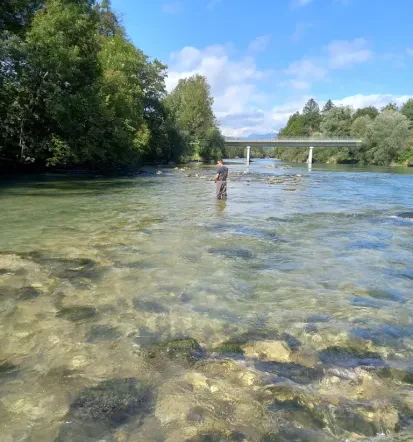 hucho fishing Slovenia